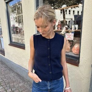 Handmade alpaca Maggie vest by PetiteKnit